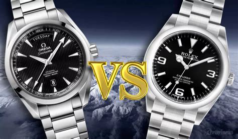 Rolex vs omega aqua terra